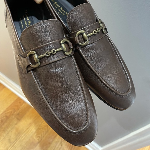 NWOB To Boot New York Sigaro Loafer Brown Sz 10.5 - Picture 13 of 14